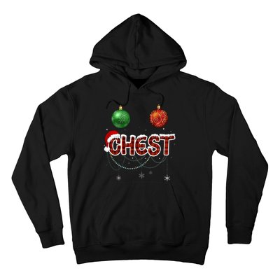 Couples Christmas Funny Christmas Gift For Couples Chest Nuts Girlfriend Wife Hoodie