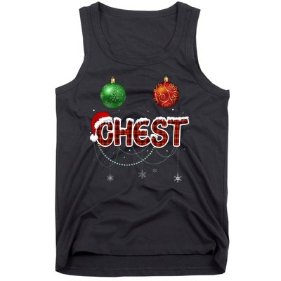 Couples Christmas Funny Christmas Gift For Couples Chest Nuts Girlfriend Wife Tank Top