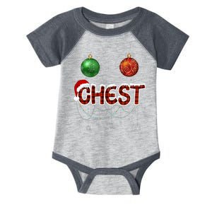 Couples Christmas Funny Christmas Gift For Couples Chest Nuts Girlfriend Wife Infant Baby Jersey Bodysuit