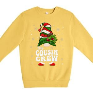 Cousin Crew Funny Matching Family Christmas Pajama Premium Crewneck Sweatshirt