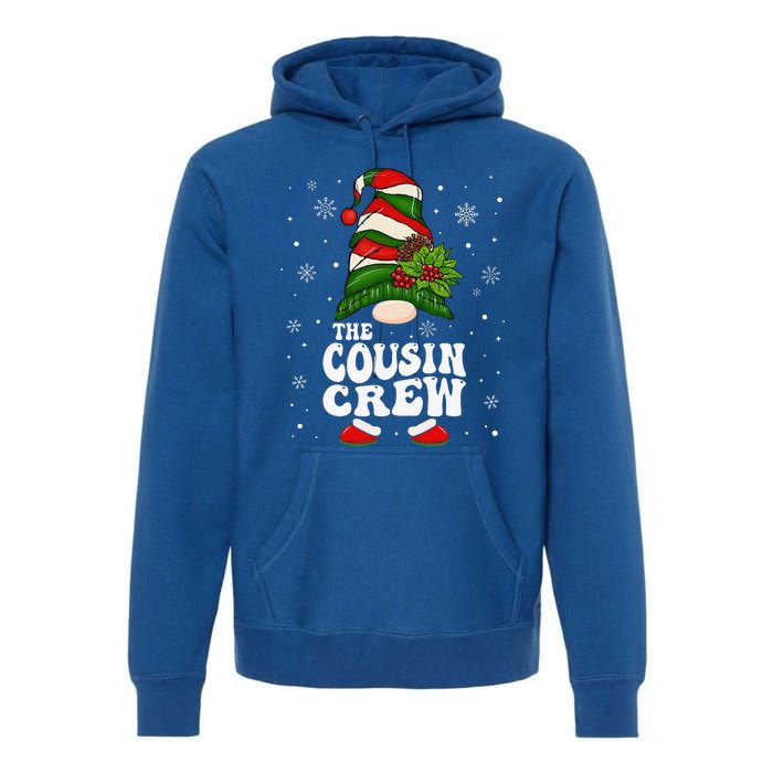 Cousin Crew Funny Matching Family Christmas Pajama Premium Hoodie