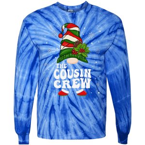 Cousin Crew Funny Matching Family Christmas Pajama Tie-Dye Long Sleeve Shirt