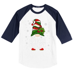 Cousin Crew Funny Matching Family Christmas Pajama Baseball Sleeve Shirt