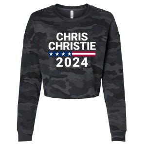 Chris Christie For President 2024 Election Cropped Pullover Crew