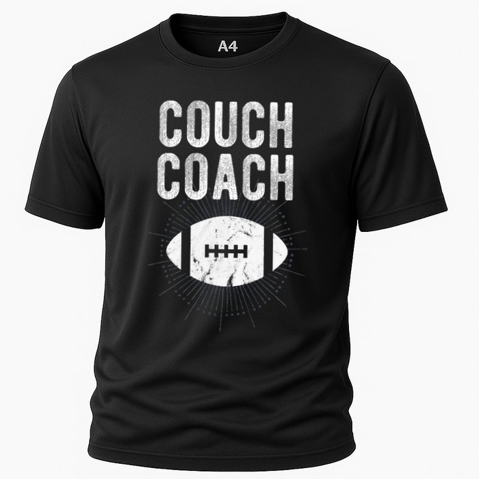 Couch Coach Football Cooling Performance Crew T-Shirt