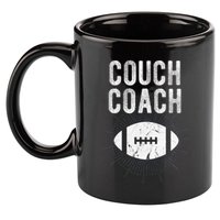 Couch Coach Football 11oz C Handle Ceramic Mug