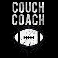 Couch Coach Football Flat Bill Trucker Hat