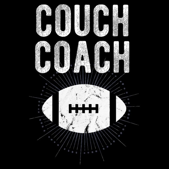 Couch Coach Football Flat Bill Trucker Hat