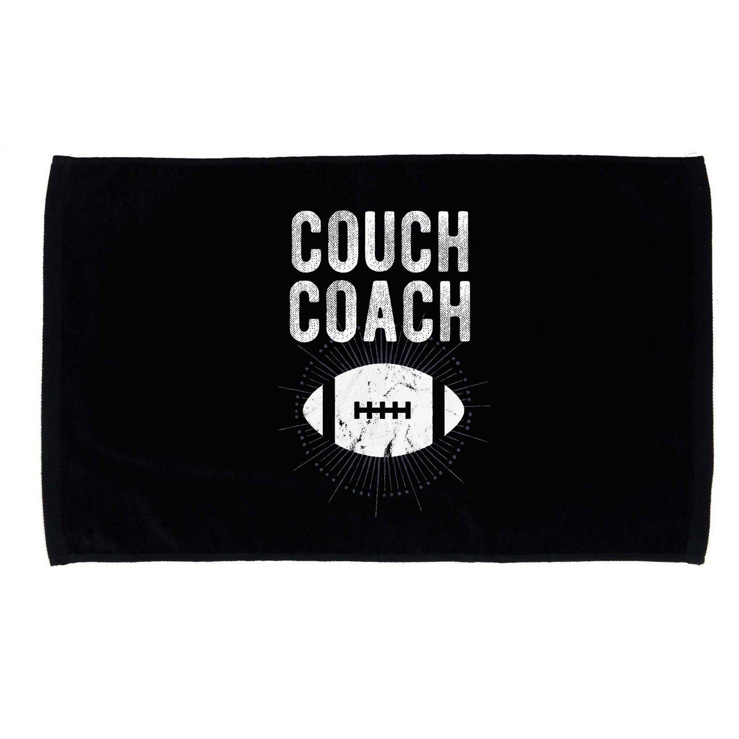 Couch Coach Football Microfiber Hand Towel