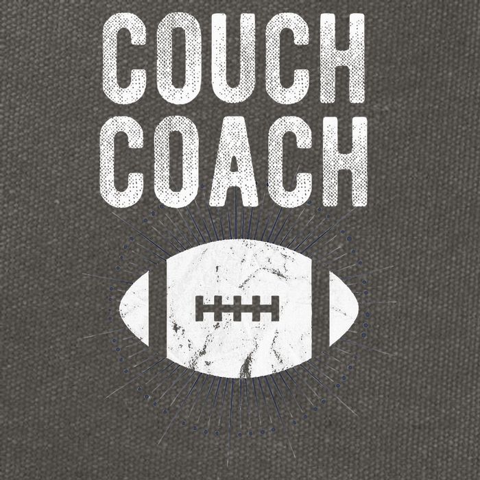 Couch Coach Football Cotton Canvas Backpack