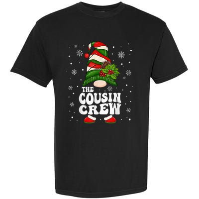 Cousin Crew Funny Matching Family Christmas Pajama Garment-Dyed Heavyweight T-Shirt