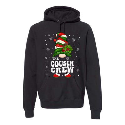 Cousin Crew Funny Matching Family Christmas Pajama Premium Hoodie