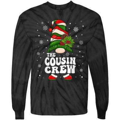 Cousin Crew Funny Matching Family Christmas Pajama Tie-Dye Long Sleeve Shirt