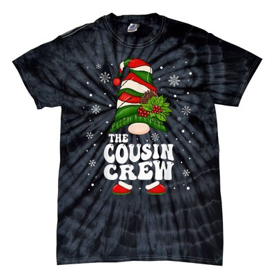 Cousin Crew Funny Matching Family Christmas Pajama Tie-Dye T-Shirt