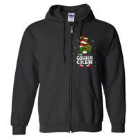 Cousin Crew Funny Matching Family Christmas Pajama Full Zip Hoodie