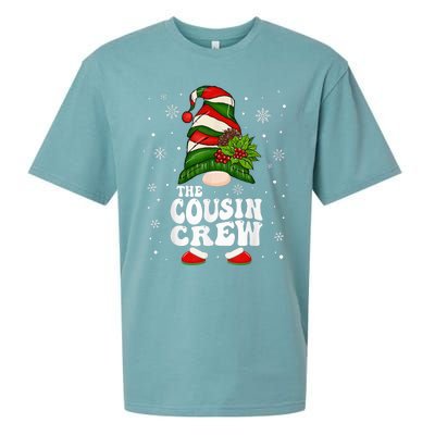 Cousin Crew Funny Matching Family Christmas Pajama Sueded Cloud Jersey T-Shirt