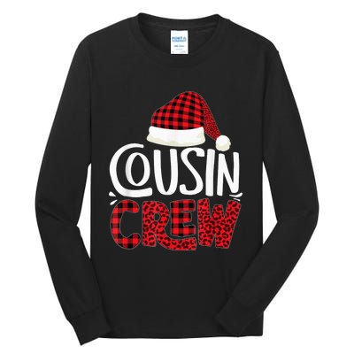 Cousin Crew Family Group Matching Christmas Pajama Party Tall Long Sleeve T-Shirt