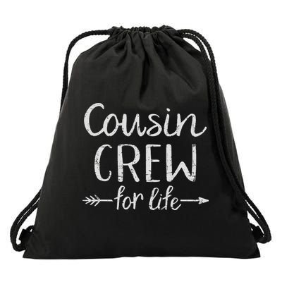 Cousin Crew For Life Drawstring Bag