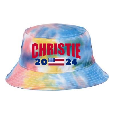 Chris Christie For President 2024 Election Tie Dye Newport Bucket Hat