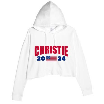 Chris Christie For President 2024 Election Crop Fleece Hoodie