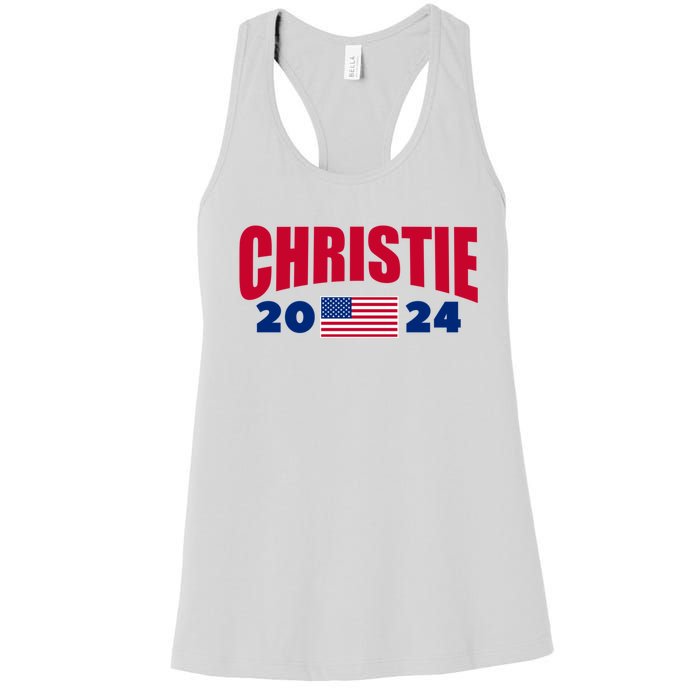 Chris Christie For President 2024 Election Women's Racerback Tank