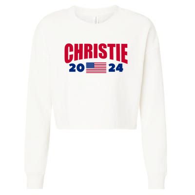 Chris Christie For President 2024 Election Cropped Pullover Crew