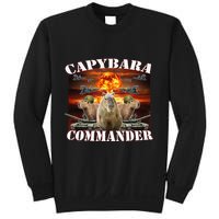 Capybara Commander Funny Capybara Warrior Sweatshirt