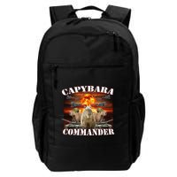Capybara Commander Funny Capybara Warrior Backpack
