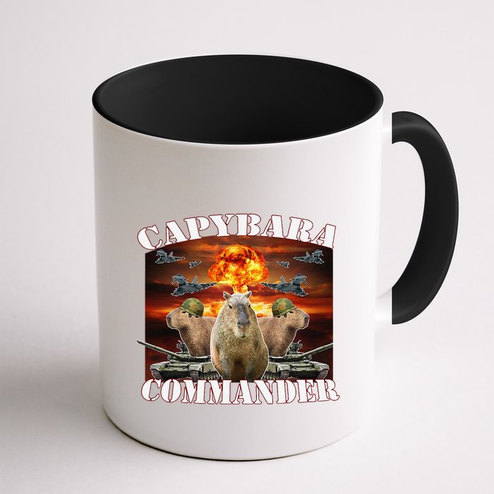 Capybara Commander Funny Capybara Warrior Mug