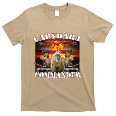 Capybara Commander Funny Capybara Warrior T-Shirt