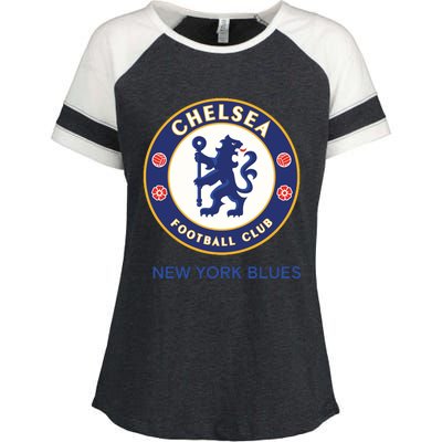 Cool Chelsea Football Club New York Blues Enza Ladies Jersey Colorblock Tee