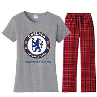 Cool Chelsea Football Club New York Blues Women's Flannel Pajama Set