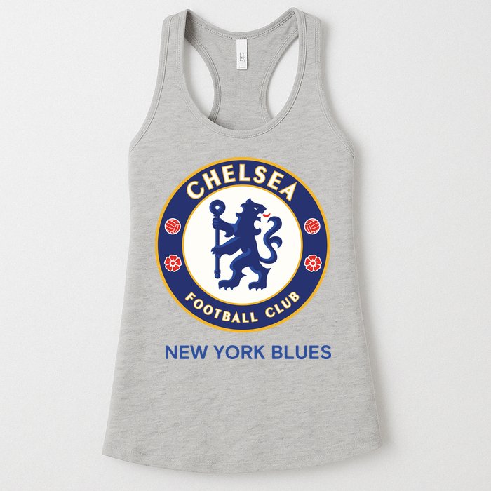 Cool Chelsea Football Club New York Blues Women's Racerback Tank