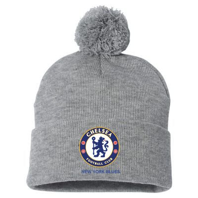 Cool Chelsea Football Club New York Blues Pom Pom 12in Knit Beanie