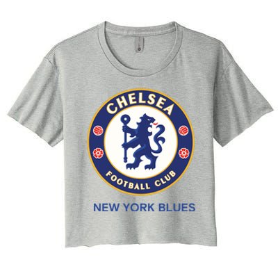 Cool Chelsea Football Club New York Blues Women's Crop Top Tee