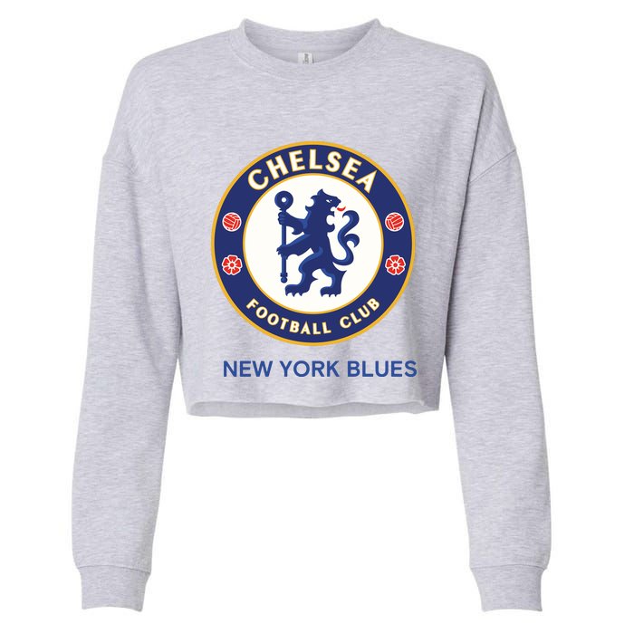 Cool Chelsea Football Club New York Blues Cropped Pullover Crew