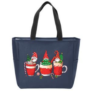 Christmas Coffee For Latte Cozy Winter Coffee Lovers Zip Tote Bag