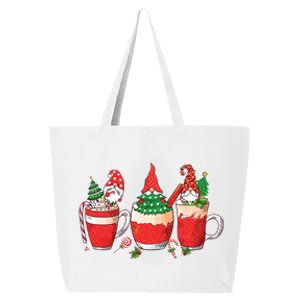 Christmas Coffee For Latte Cozy Winter Coffee Lovers 25L Jumbo Tote