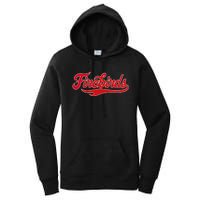 Carthage College Firebirds Classic Athletic Script Throwback Women's Pullover Hoodie