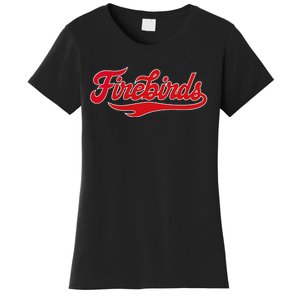 Carthage College Firebirds Classic Athletic Script Throwback Women's T-Shirt