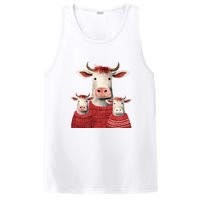 Christmas Cow Family Matching Outfit PosiCharge Competitor Tank