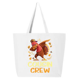 Cousin Crew Funny Thanksgiving Dinner Family Feast Time Gift 25L Jumbo Tote