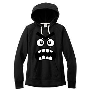 Creepy Carrots Face Halloween Funny Costume Women's Fleece Hoodie