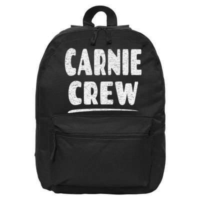 Carnie Crew Fun Circus Or Fair Employee 16 in Basic Backpack