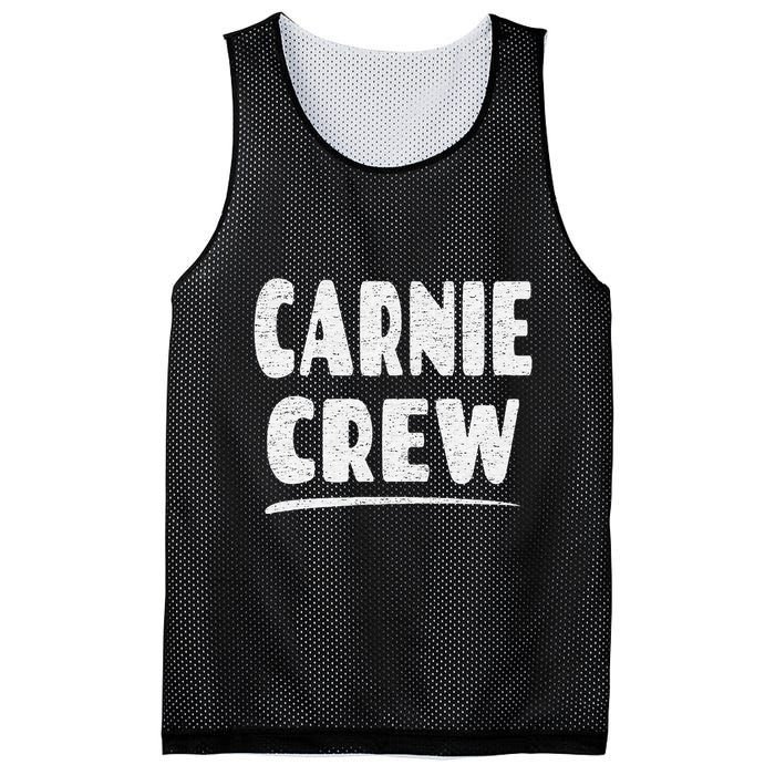 Carnie Crew Fun Circus Or Fair Employee Mesh Reversible Basketball Jersey Tank