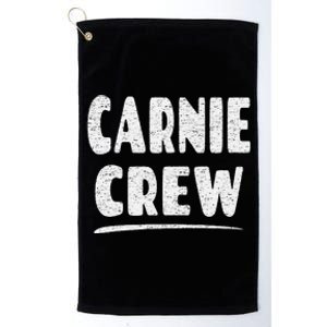 Carnie Crew Fun Circus Or Fair Employee Platinum Collection Golf Towel