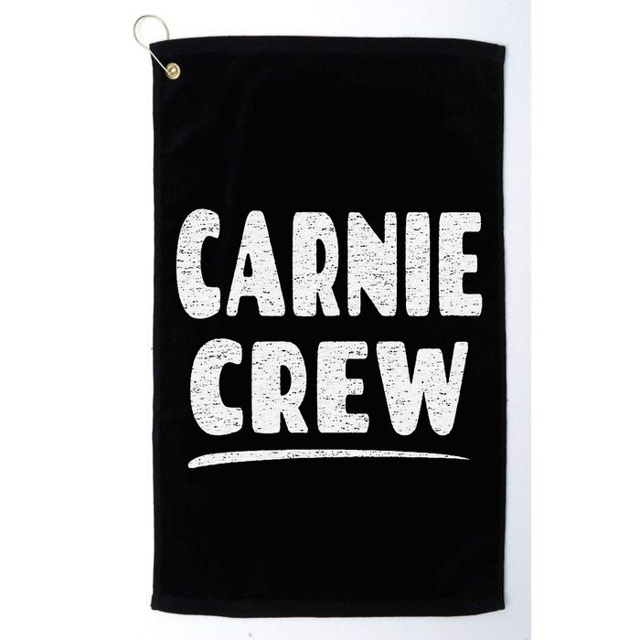 Carnie Crew Fun Circus Or Fair Employee Golf Towel