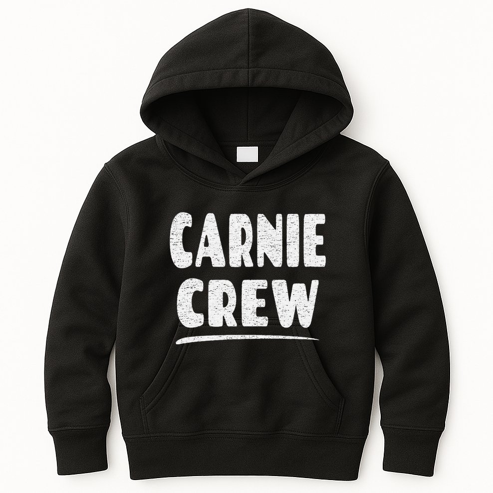 Carnie Crew Fun Circus Or Fair Employee Kids Hoodie