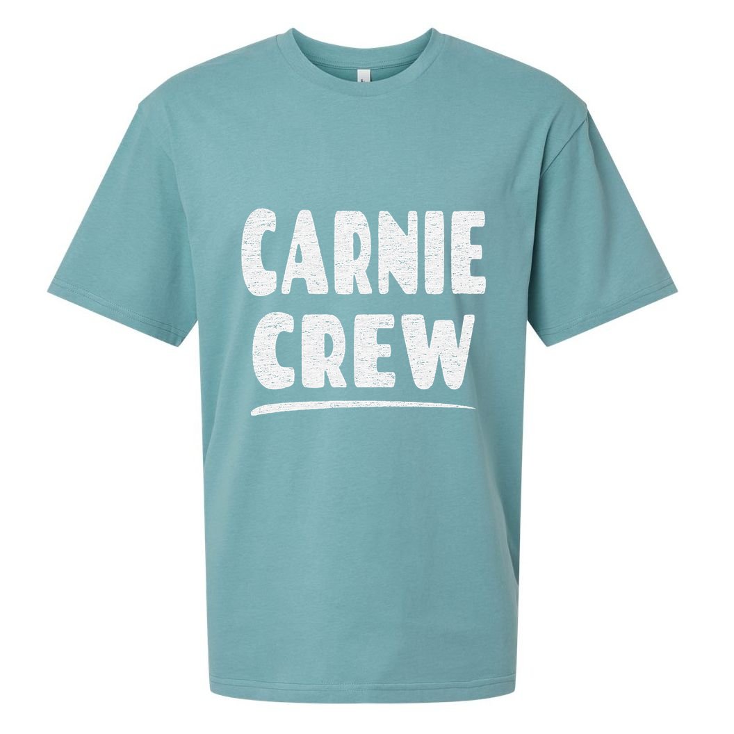 Carnie Crew Fun Circus Or Fair Employee Sueded Cloud Jersey T-Shirt