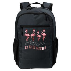 Candy Cane Flamingoes Fa La La Mingo Flamingo Christmas Daily Commute Backpack